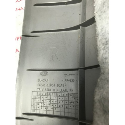 Накладка задньої стійки права Kia Sorento 2002-2009 858463E000 